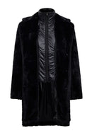 Alaska Kadın Siyah Teddy Kaban | Derimod