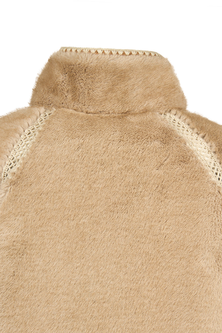 St-Moritz Woman Beige Oversize Teddy Coat