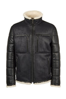 Zermatt Erkek Siyah Hakim Yaka Teddy Mont | Derimod