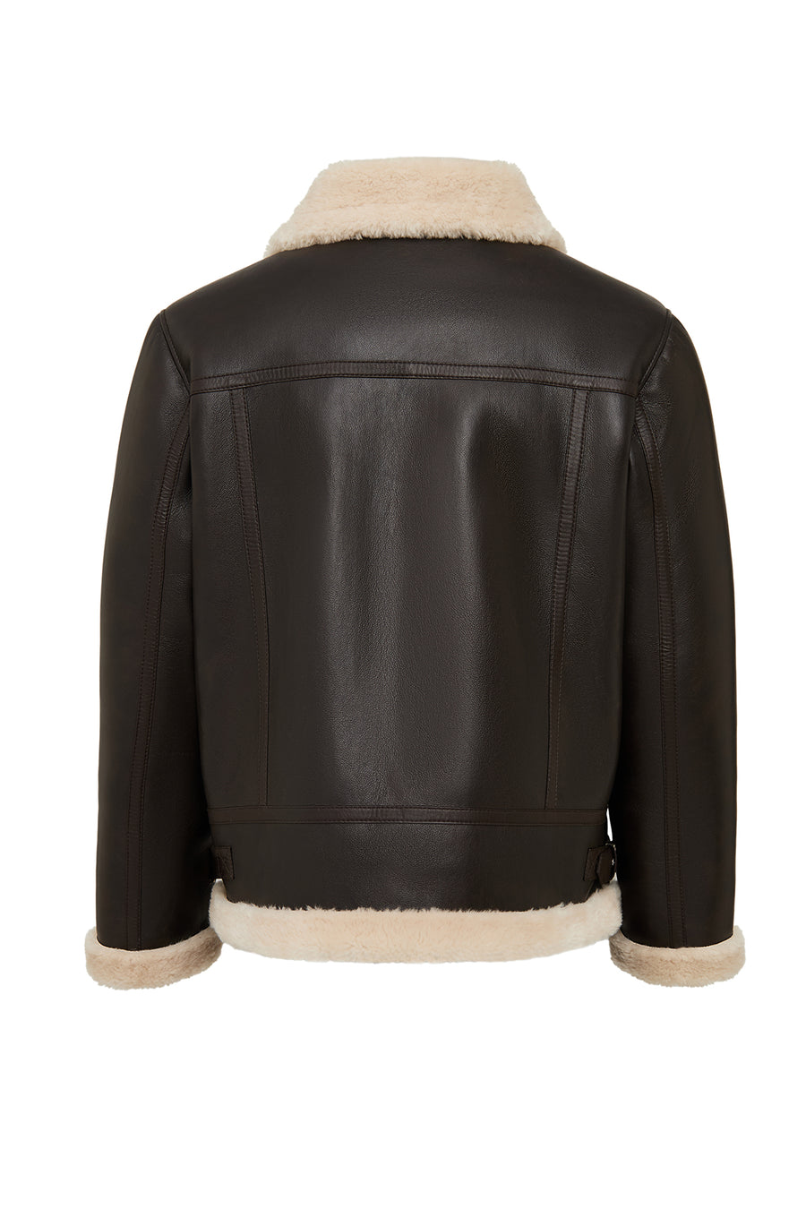 Bern Men's Brown Teddy Leather Jacket