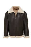 Bern Erkek Kahverengi Teddy Deri Mont | Derimod