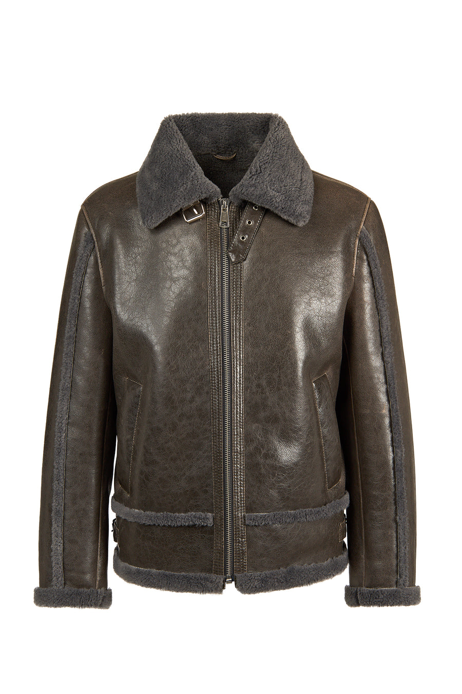 Zurich Men's Grey Teddy Coat