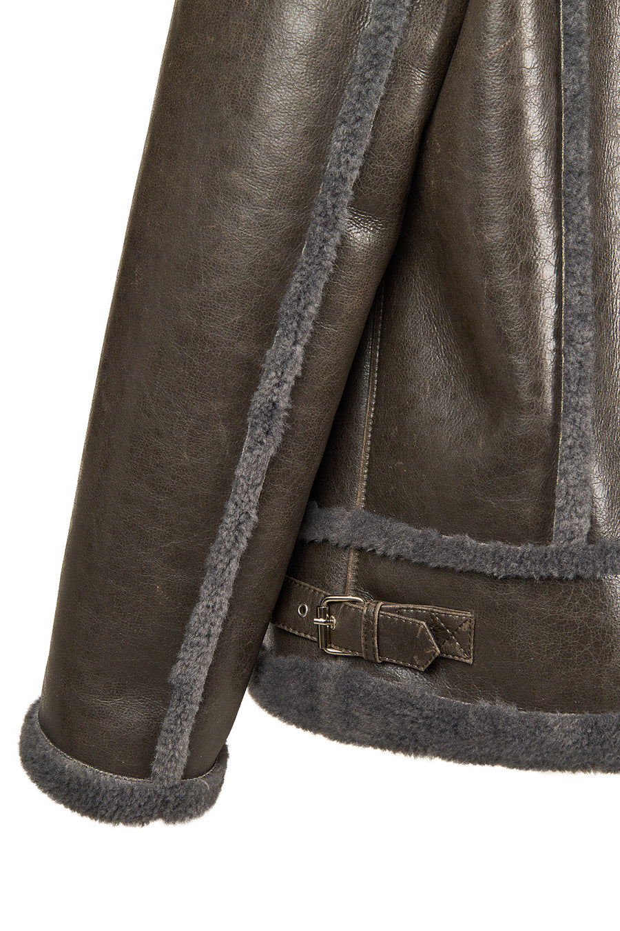 Zurich Men's Grey Teddy Coat
