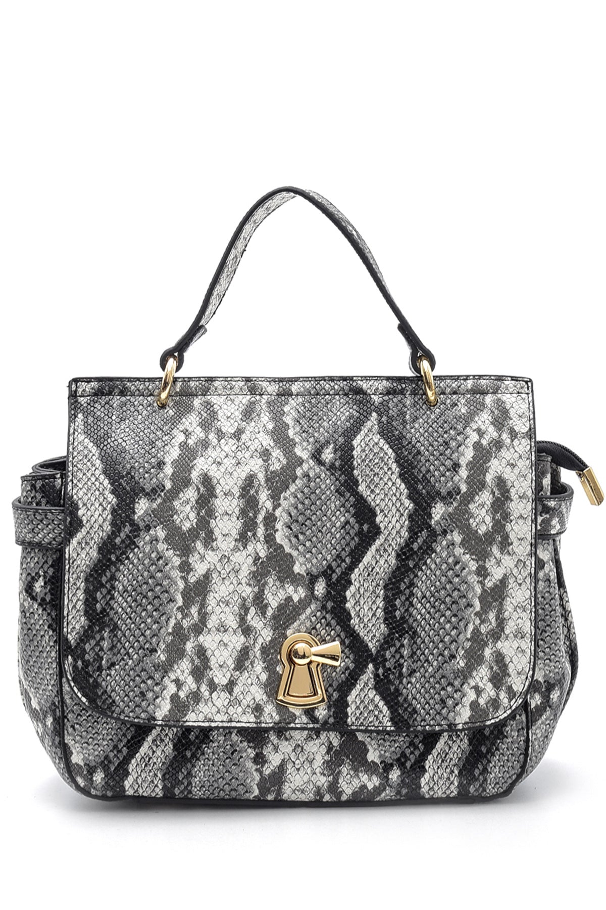 Women's Snakeskin Patterned Bag 19WBD295140 | Derimod