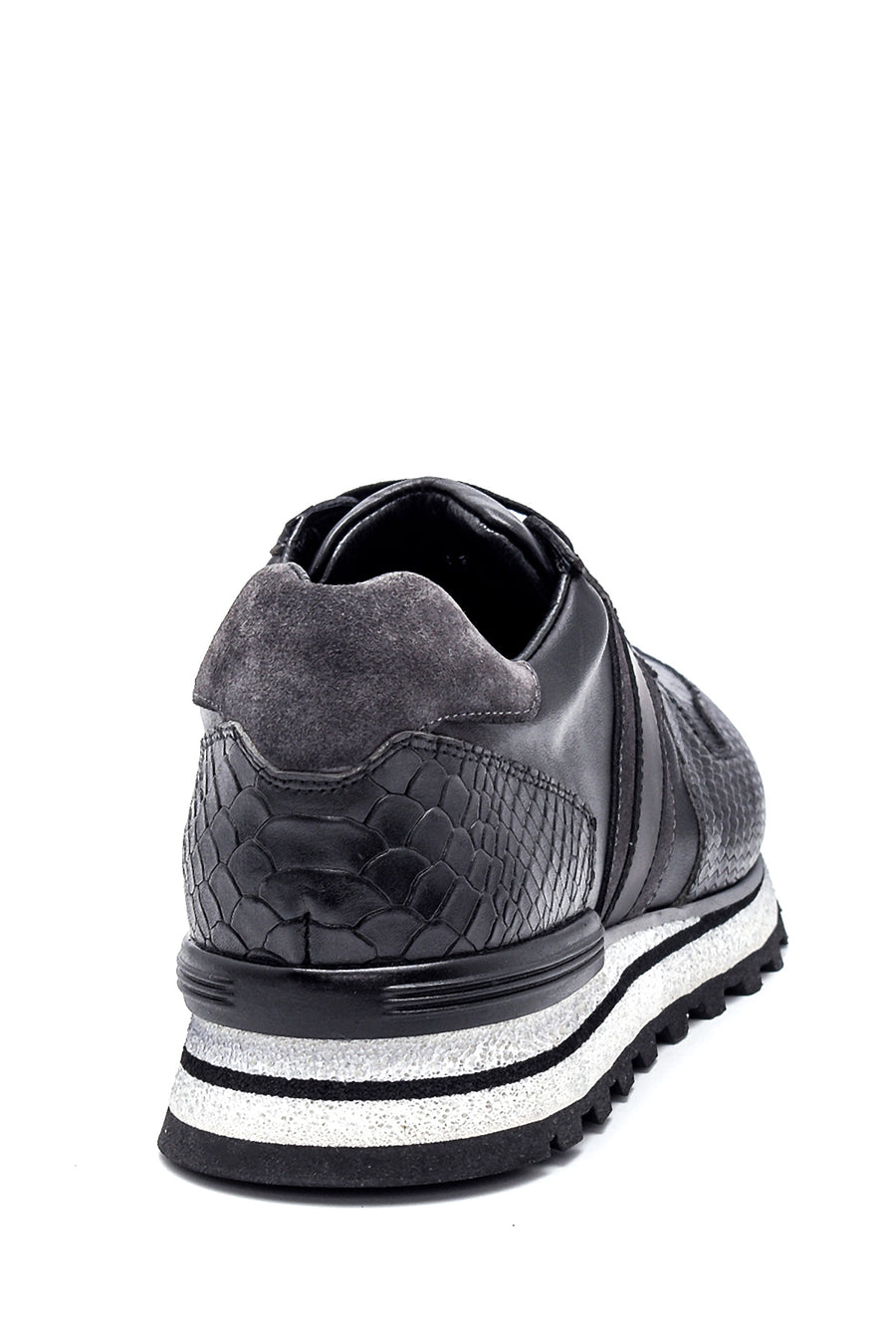 Erkek Deri Kroko Sneaker