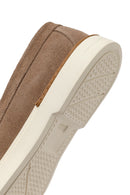 Men's Beige Suede Leather Casual Loafer | Derimod
