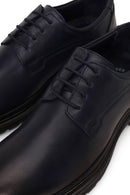 Derimod Fly Male Navy Blue Lace-Up Thick-Soled Leather Casual Shoes | Derimod