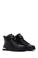 Men's Black Leather Boots | Derimod