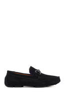 Men's Black Suede Leather Casual Loafer | Derimod