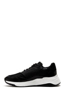 Erkek Siyah Deri Sneaker | Derimod