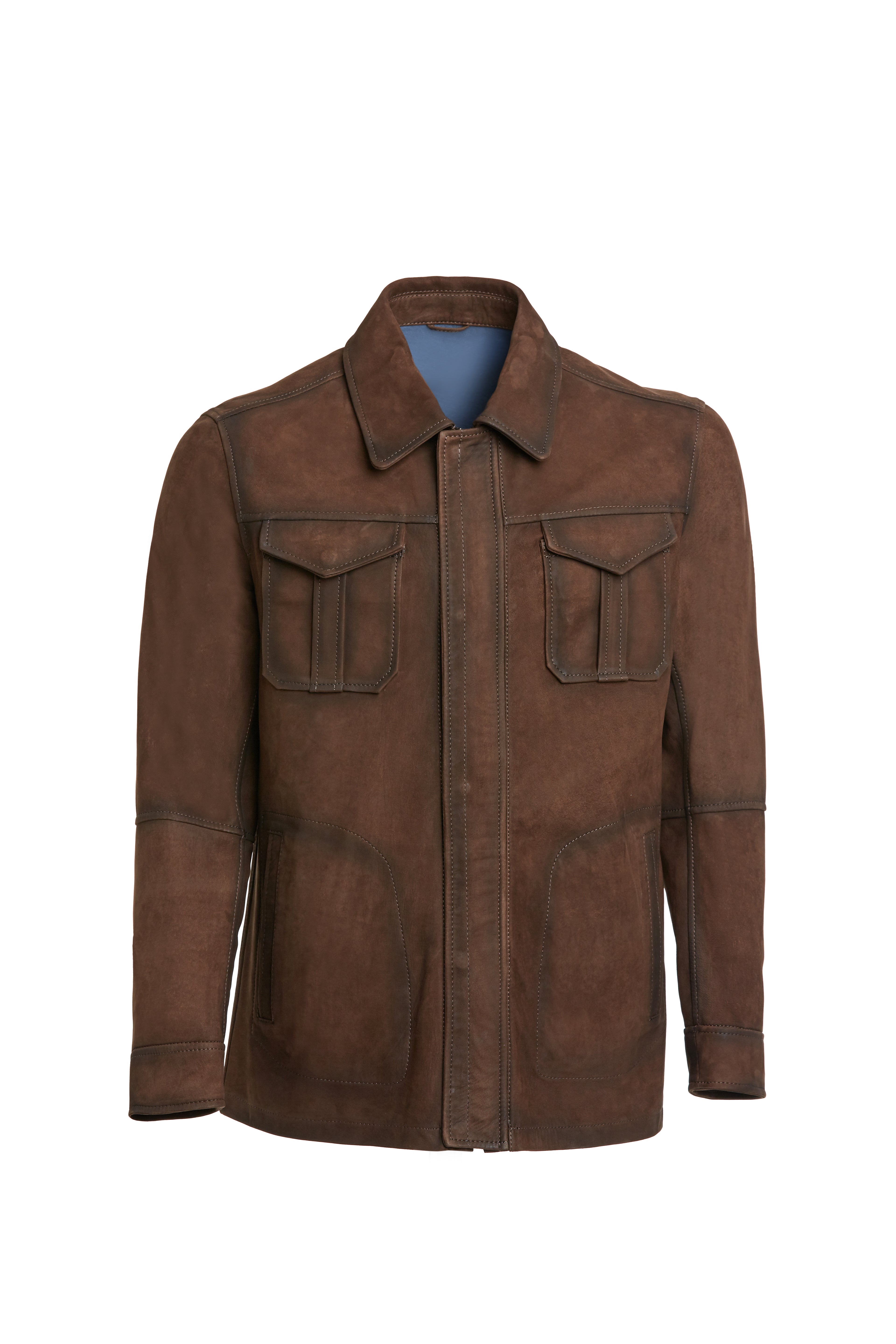 Varane Men's Leather Jacket 20SGD6374BD | Derimod