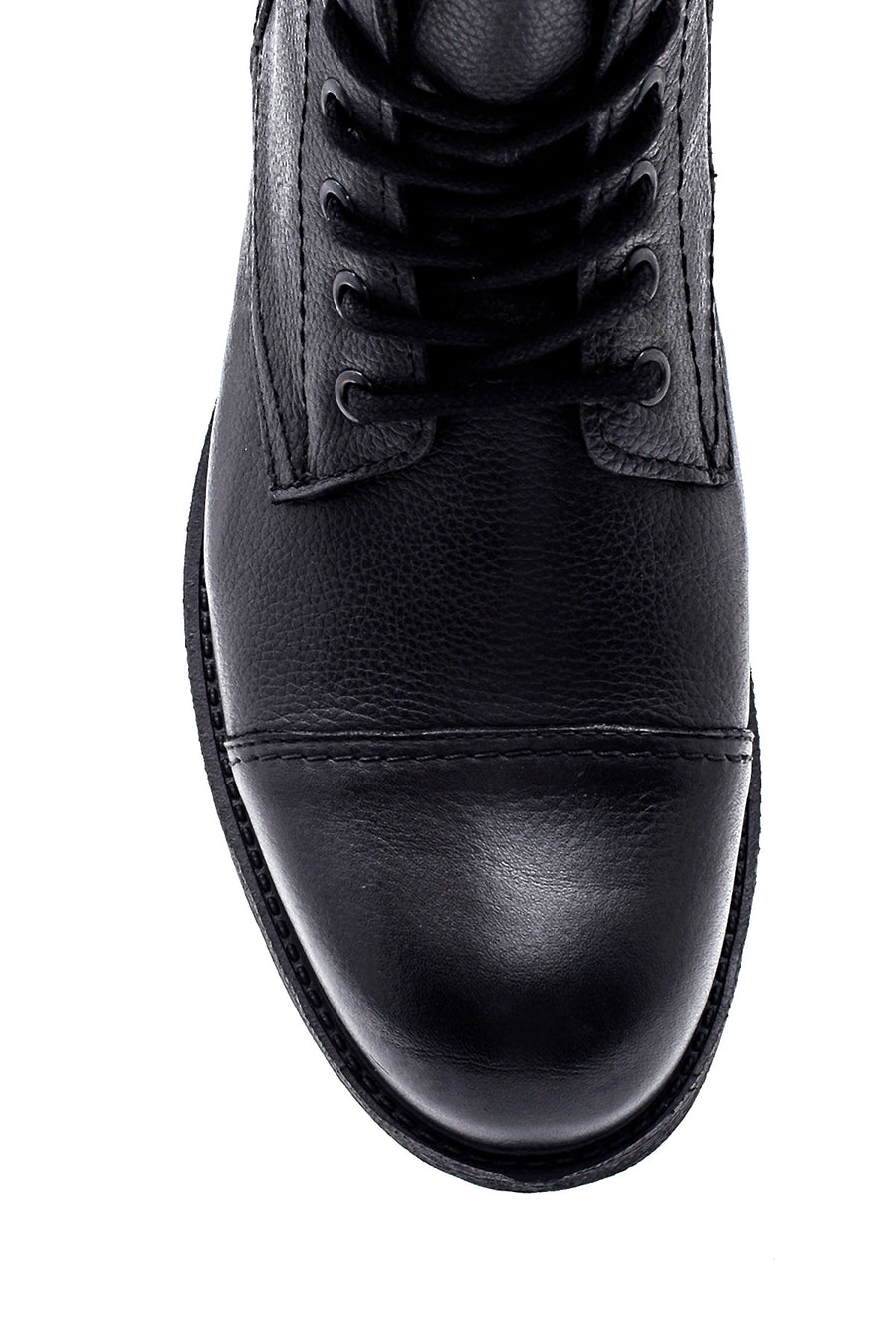 Men's Leather Zippered Boots