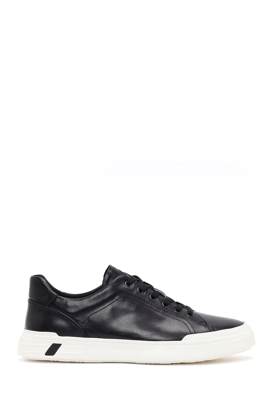 Male Black Lace-Up Leather Sneaker 26SFD699218 | Derimod