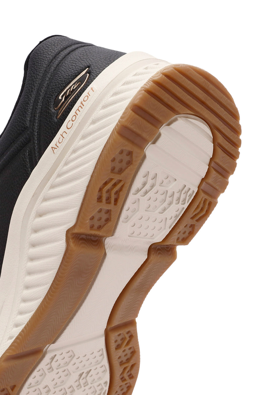 Skechers Kadın Siyah Bobs Arch Bağcıklı Kalın Tabanlı Deri Sneaker