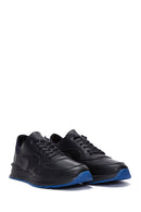 Men's Black Leather Sneaker | Derimod