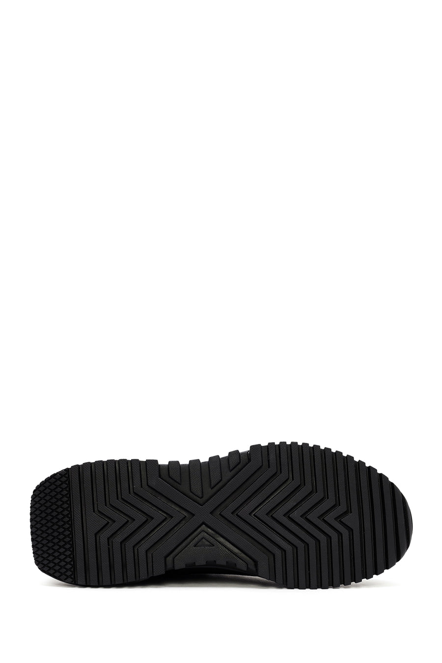 Derimod Zero Men's Black Lace Up Fabric Sneaker