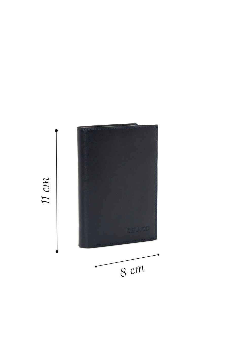 Men's Navy Blue Leather Wallet