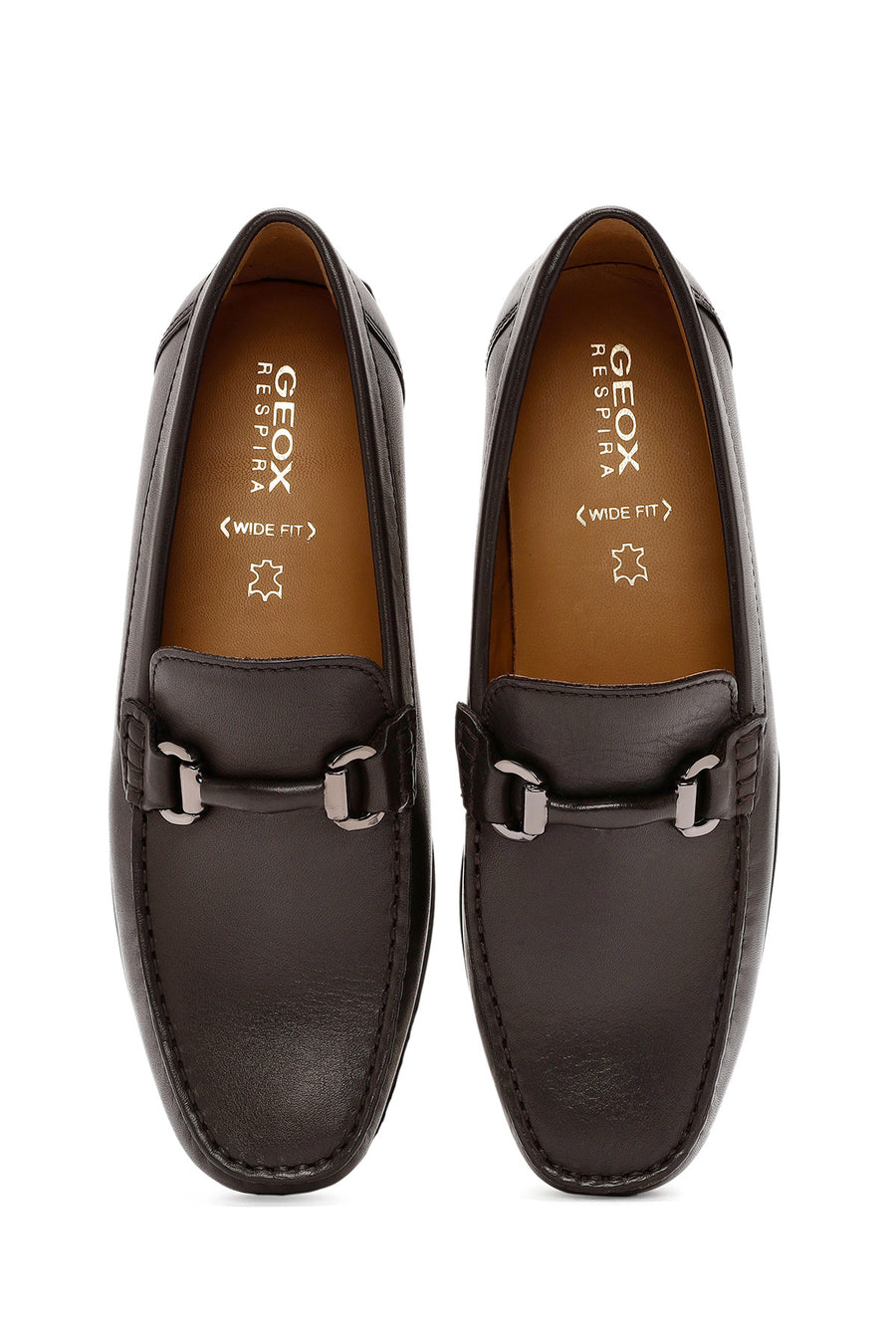 
Geox Men's Brown Kosmopolis Leather Casual Loafer
