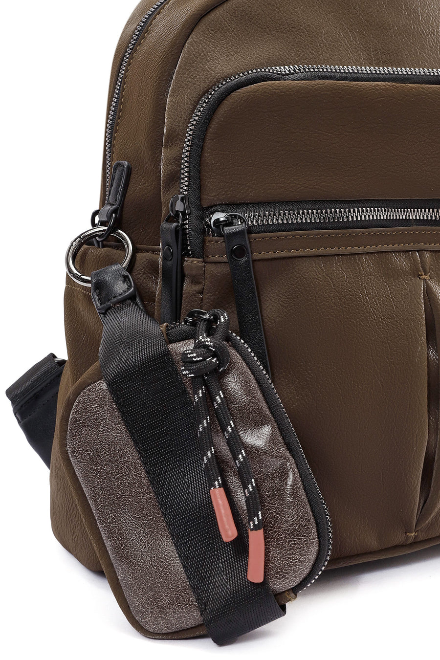 Women's Brown Casual Backpack