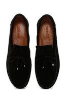 Men's Black Suede Leather Casual Loafer | Derimod