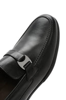 Men's Black Leather Classic Loafer | Derimod