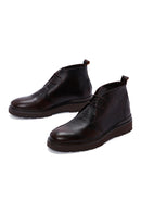 Men's Brown Leather Casual Boots | Derimod