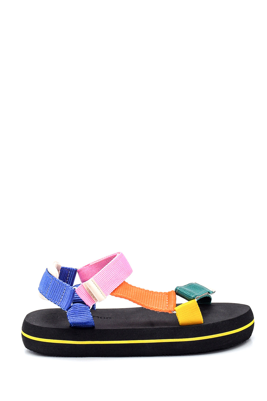 Women's Multicolored Flat Sandals 21SFD14176F | Derimod
