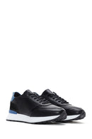 Men's Black Leather Sneaker | Derimod