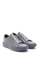 Men's Leather Printed Sneaker | Derimod