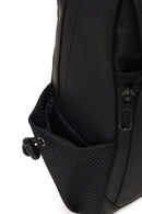 Male Black Fabric Crossbody Bag | Derimod