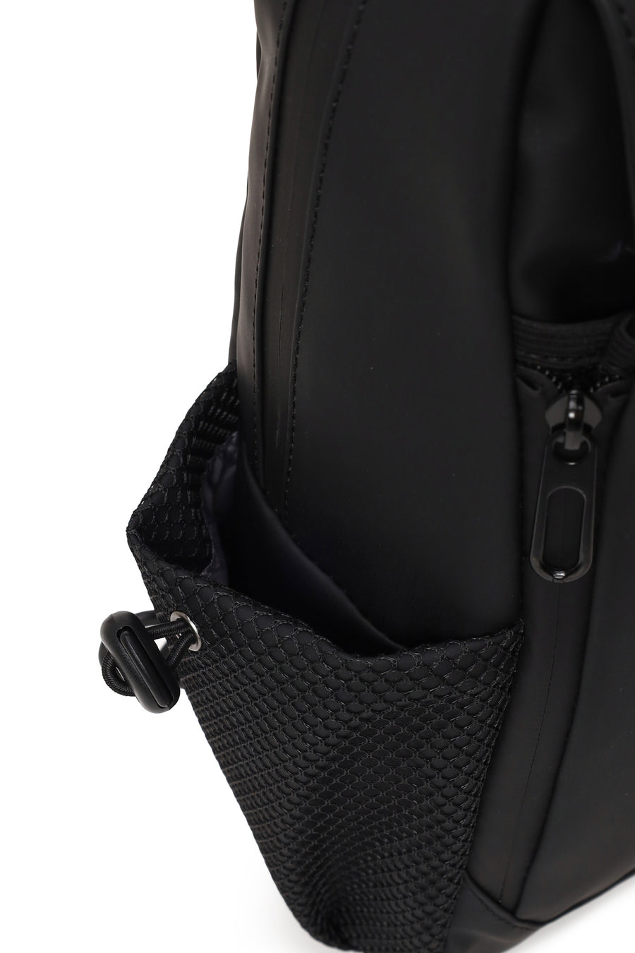 Male Black Fabric Crossbody Bag