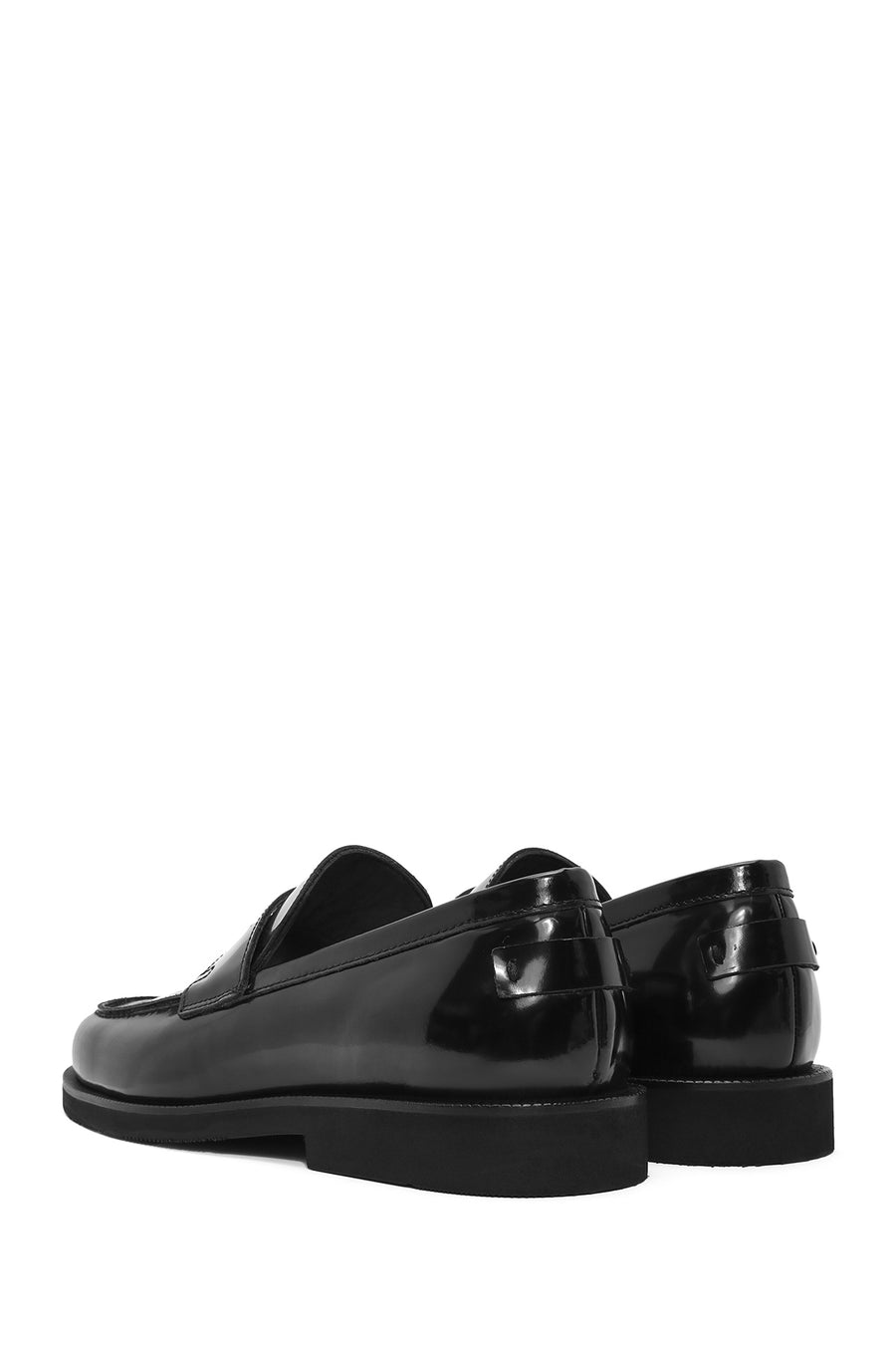 Men's Black Leather Classic Loafer