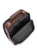 Men's Brown Long Strap Leather Handbag | Derimod