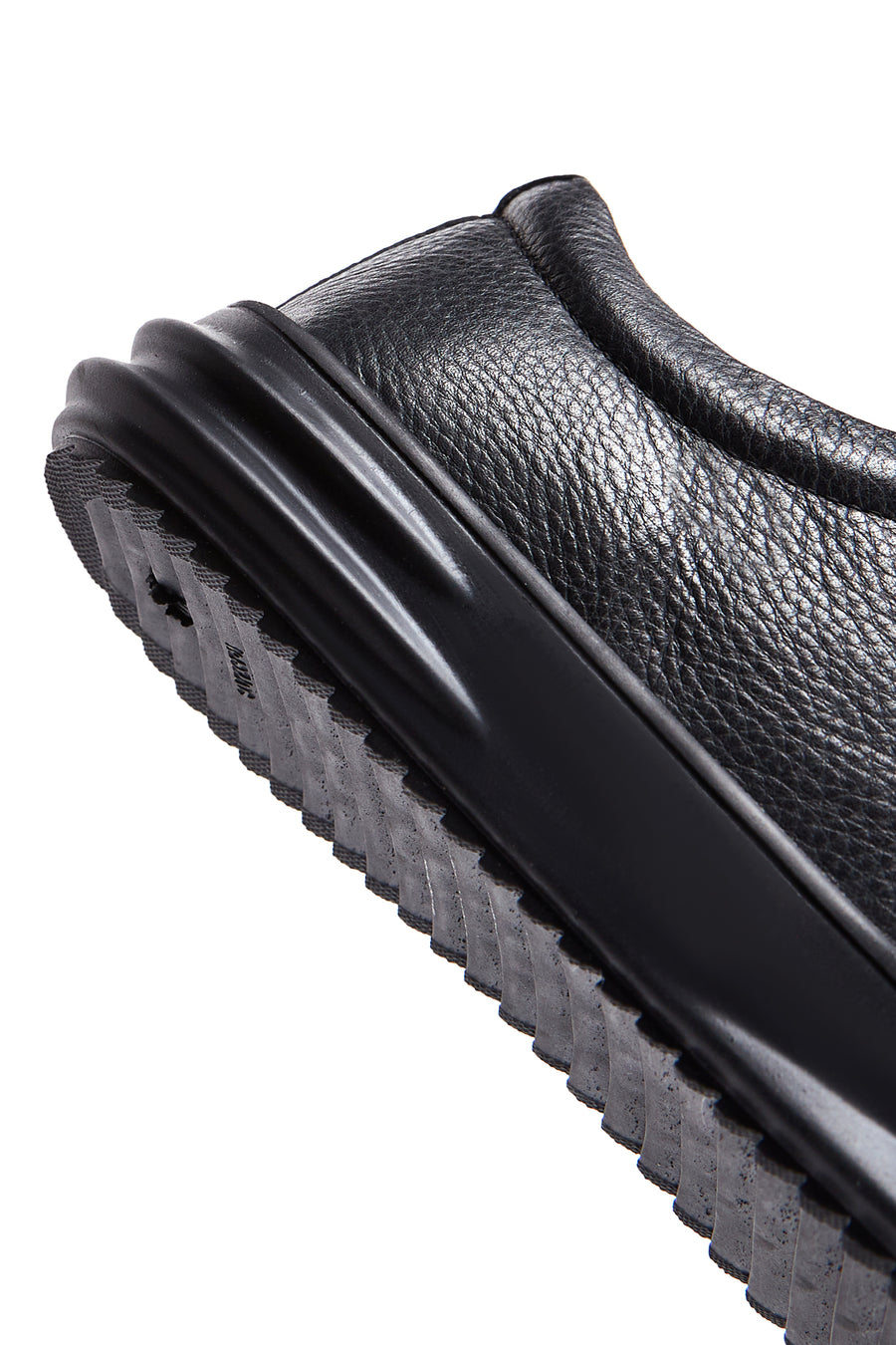 Erkek Siyah Deri Casual Sneaker