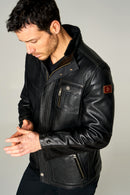 Fernando Men's Leather Jacket | Derimod