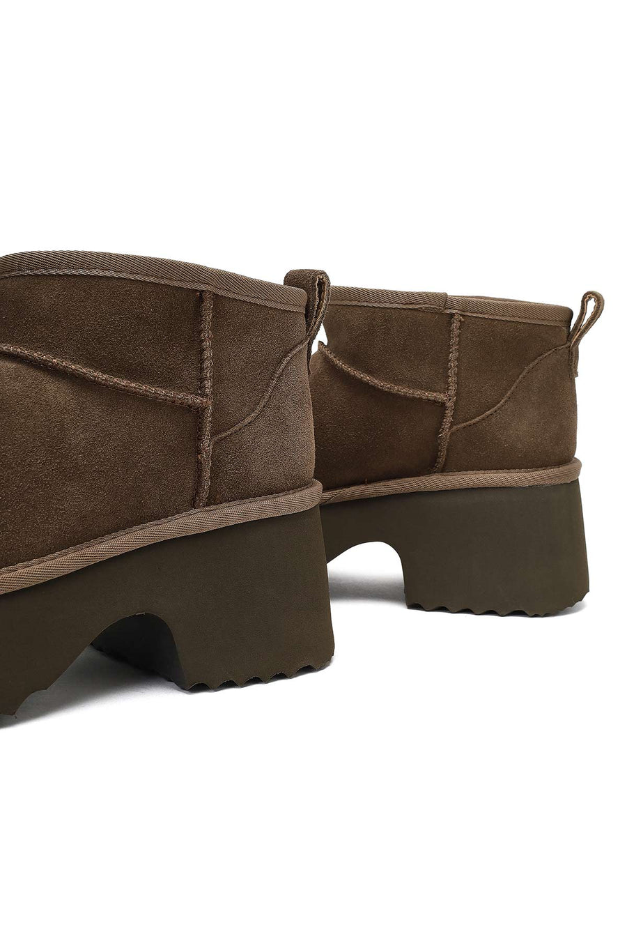 Woman Mink Thick-Soled Suede Teddy Boots