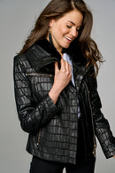 Donatella Women's Leather Jacket | Derimod