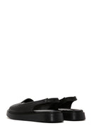 Women's Black Leather Comfort Sandals | Derimod