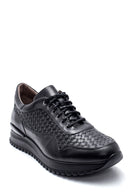 Men's Leather Braided Sneaker | Derimod