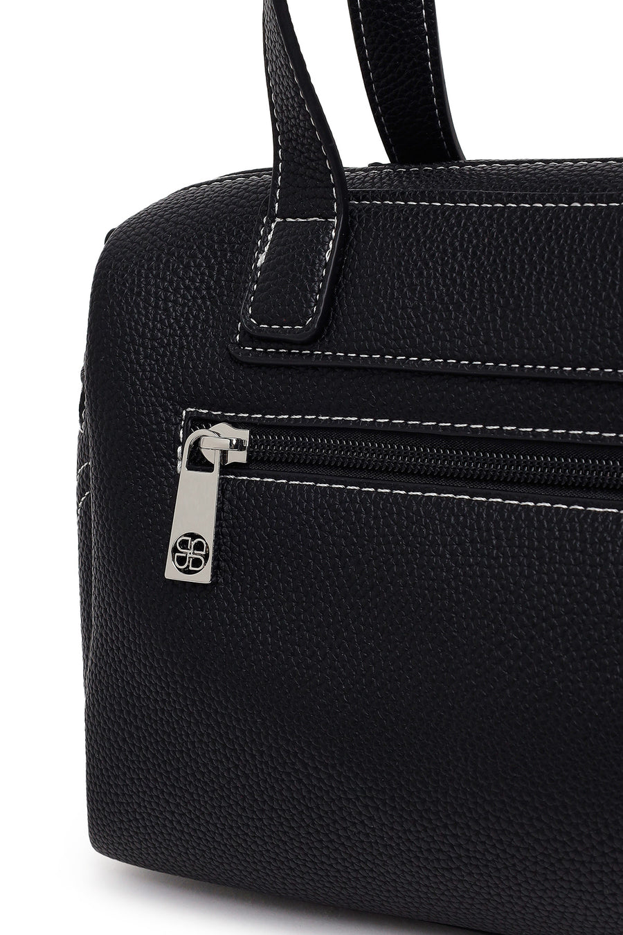 Woman Black Long-Strap Shoulder Bag