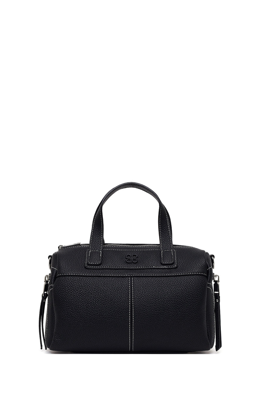 Woman Black Long-Strap Shoulder Bag