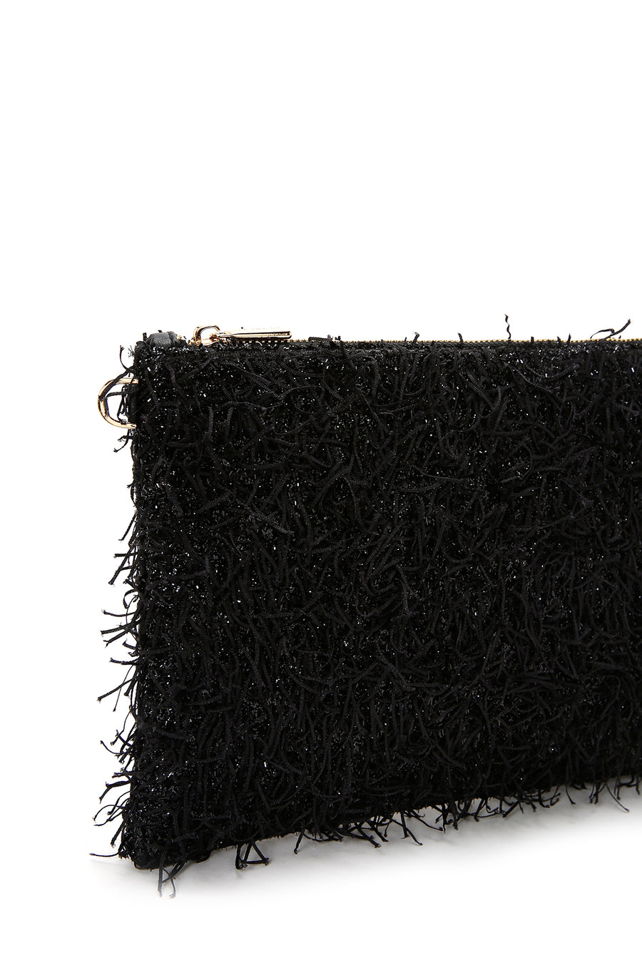 Women's Black Long Chain Strap Clutch Bag