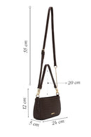 Kadın Kahverengi Uzun Askılı Örgülü Omuz Çantası | Derimod