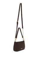 Kadın Kahverengi Uzun Askılı Örgülü Omuz Çantası | Derimod