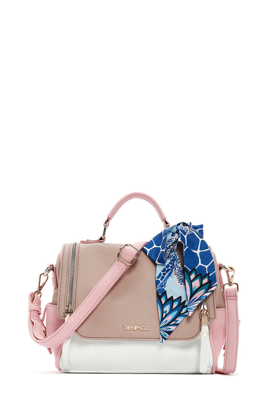 Women's Pink Long Strap Handbag with Accessory Details 26PBD240618 | Derimod