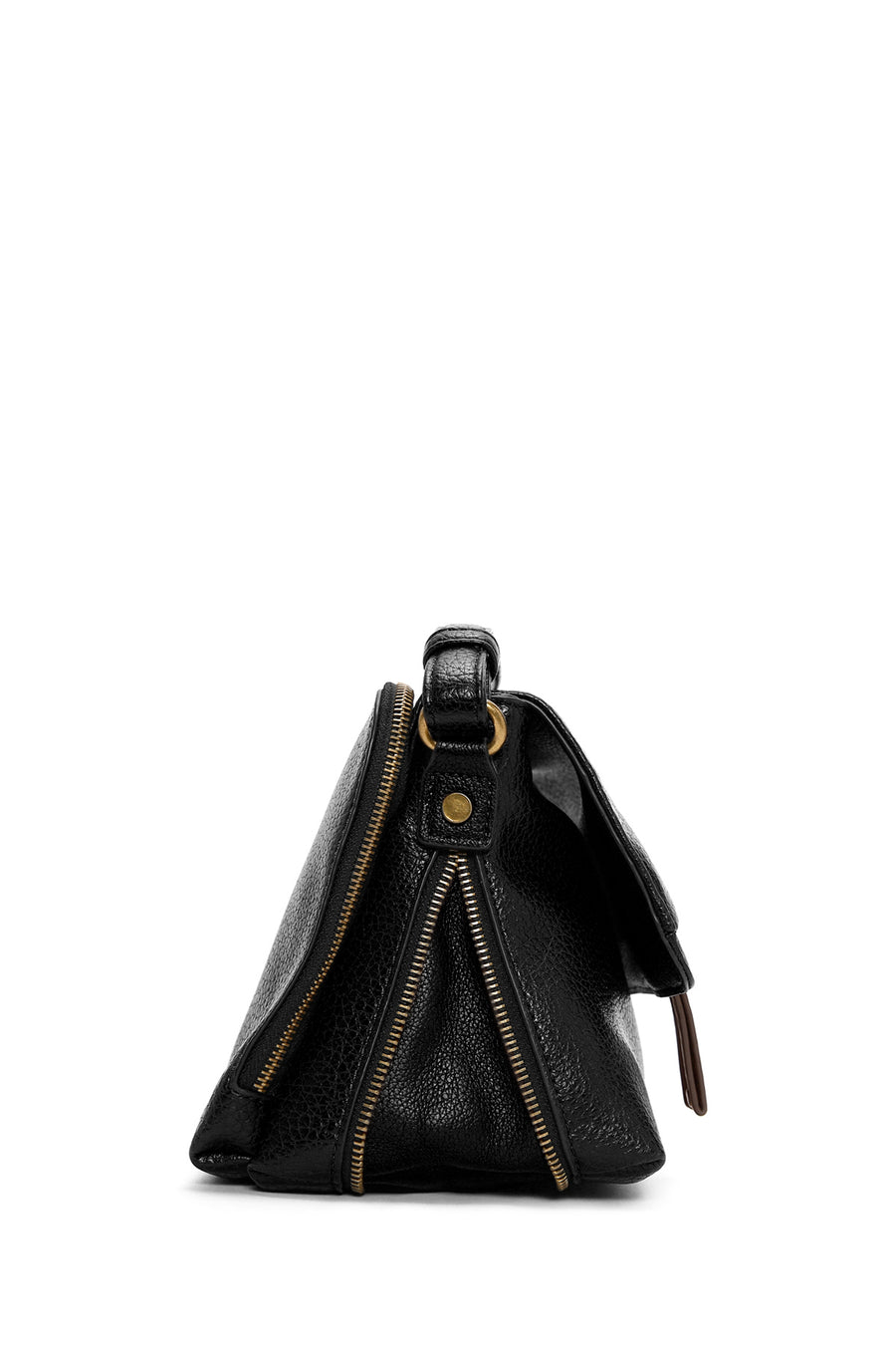 Women's Black Long Strap Crossbody Bag