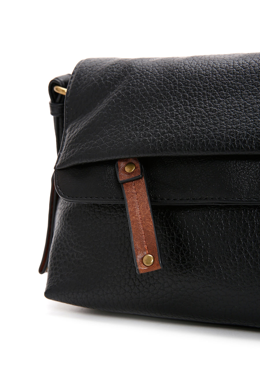 Women's Black Long Strap Crossbody Bag