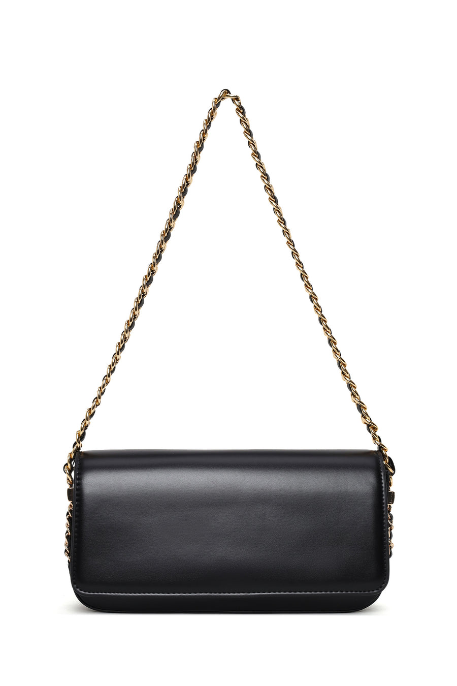 Women's Black Chain Strap Shoulder Bag