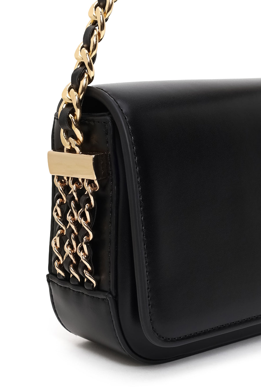 Women's Black Chain Strap Shoulder Bag