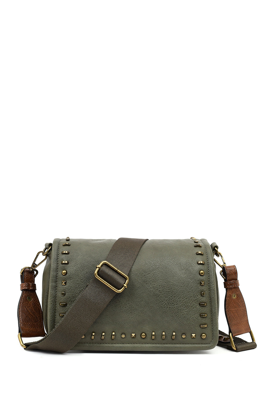 Women's Khaki Long Strap Crossbody Bag 26PBD245318 | Derimod